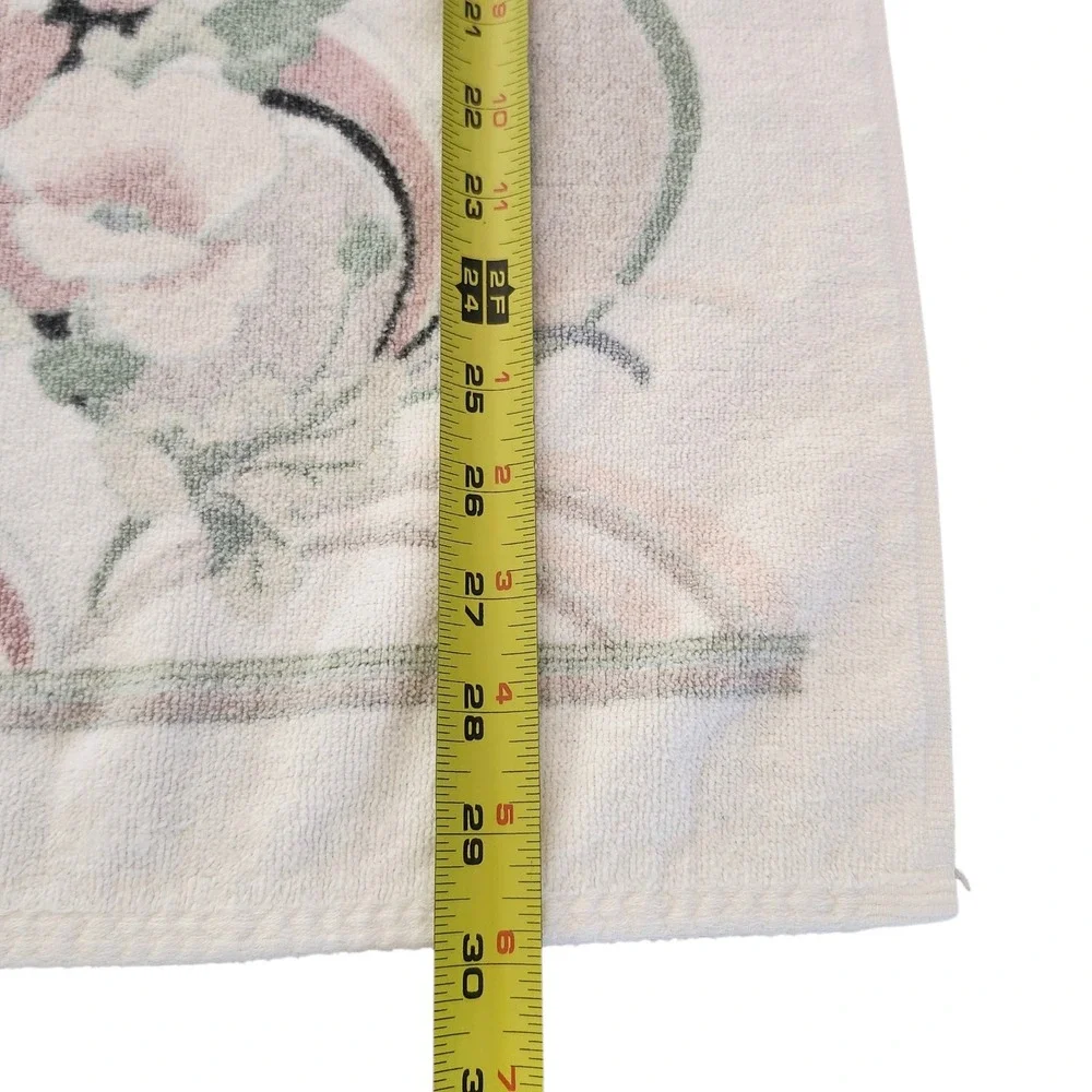 Vintage‎ Springmaid Bath & Hand Towel 100% Cotton USA Floral Anastasia Poppies